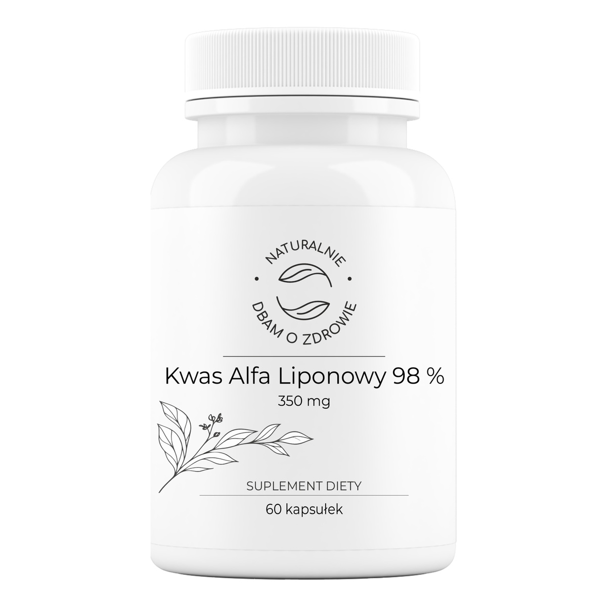Naturalnie Dbam o Zdrowie Kwas Alfa Liponowy 98% 350mg 60 kapsułek